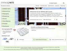 Tablet Screenshot of drewag-netz.de